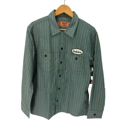 テンダーロイン TENDERLOIN T-20RG DURABLE PRESS T-STRIPE WORK SHT S メンズ JPN:S